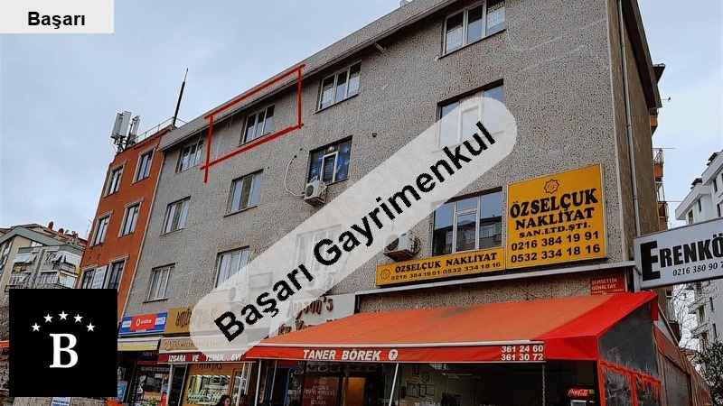 Başarı'dan kazasker minibüs  üzerinde yatirimlik 1+0 satilik büro