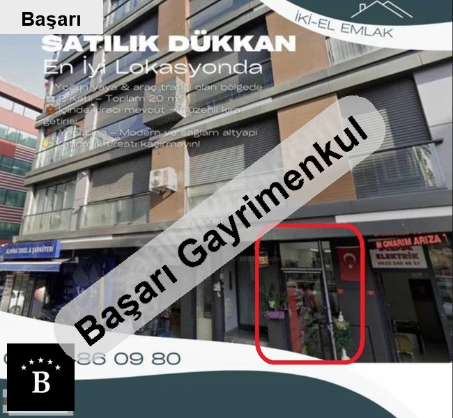 Başarı'dan kadiköy kuşdi̇li̇ si̇ yeni̇ bi̇nada 2 katli dükkan
