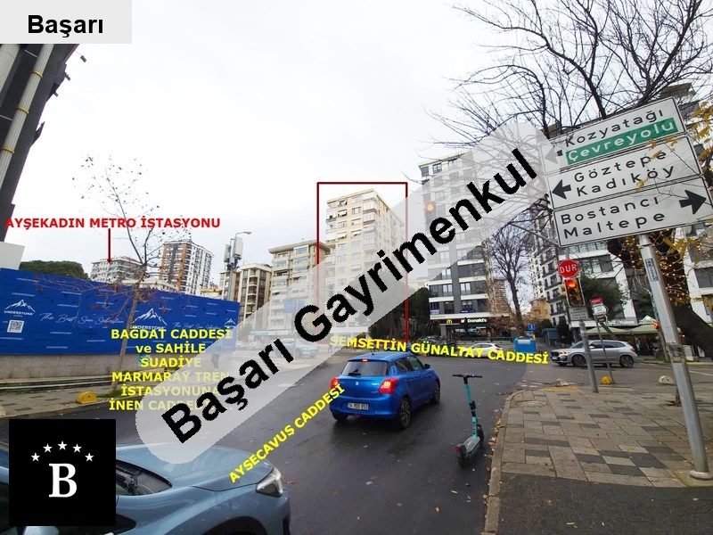 Başarı'dan suadiye ayşeçavuş sinin karşısında 160m2 3+1