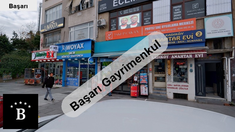 Başarı'dan terminal kadıköy karşısı satılık kurumsal kiracılı mağaza 152 m2