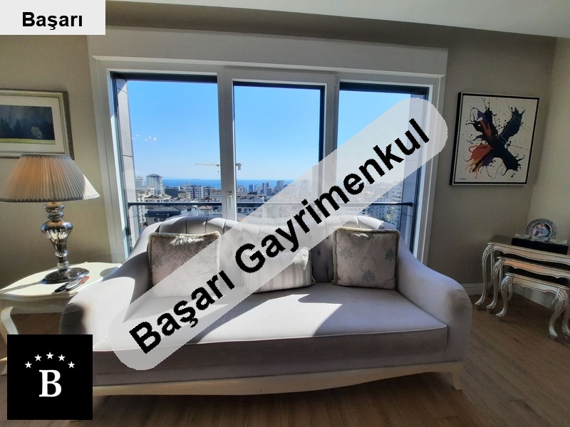 Başarı'dan  da deniz manzaralı üç tarafı açık ferah satılık 3+1