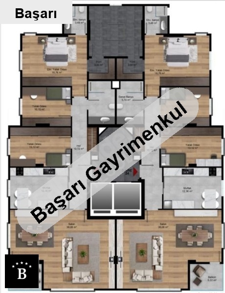 Başarı'dan göztepe'de ni̇san tesli̇m 3+1 net 120 m2 satilik dai̇re